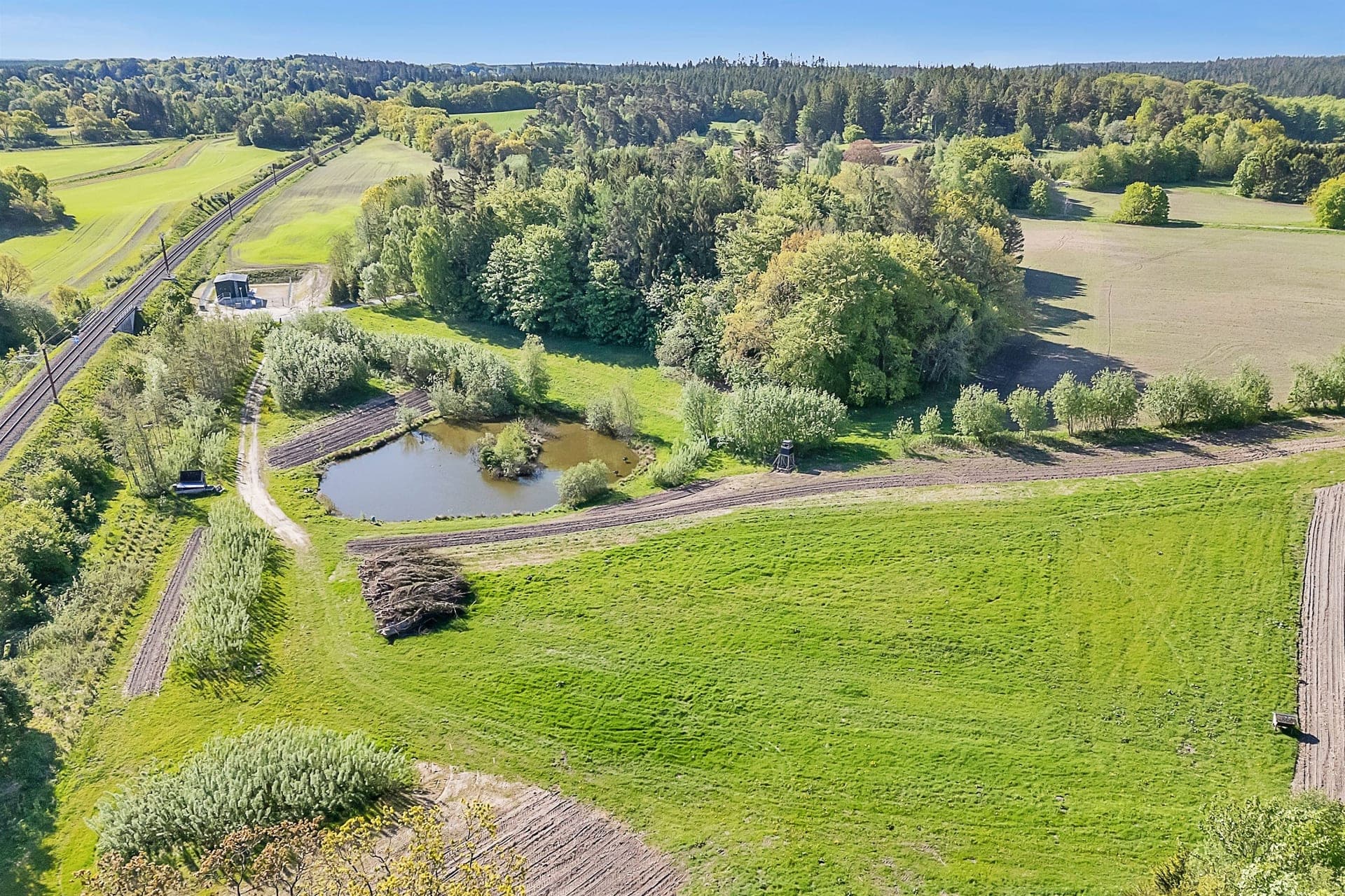 Jagtejendom med sø ved Skørping — billede 6