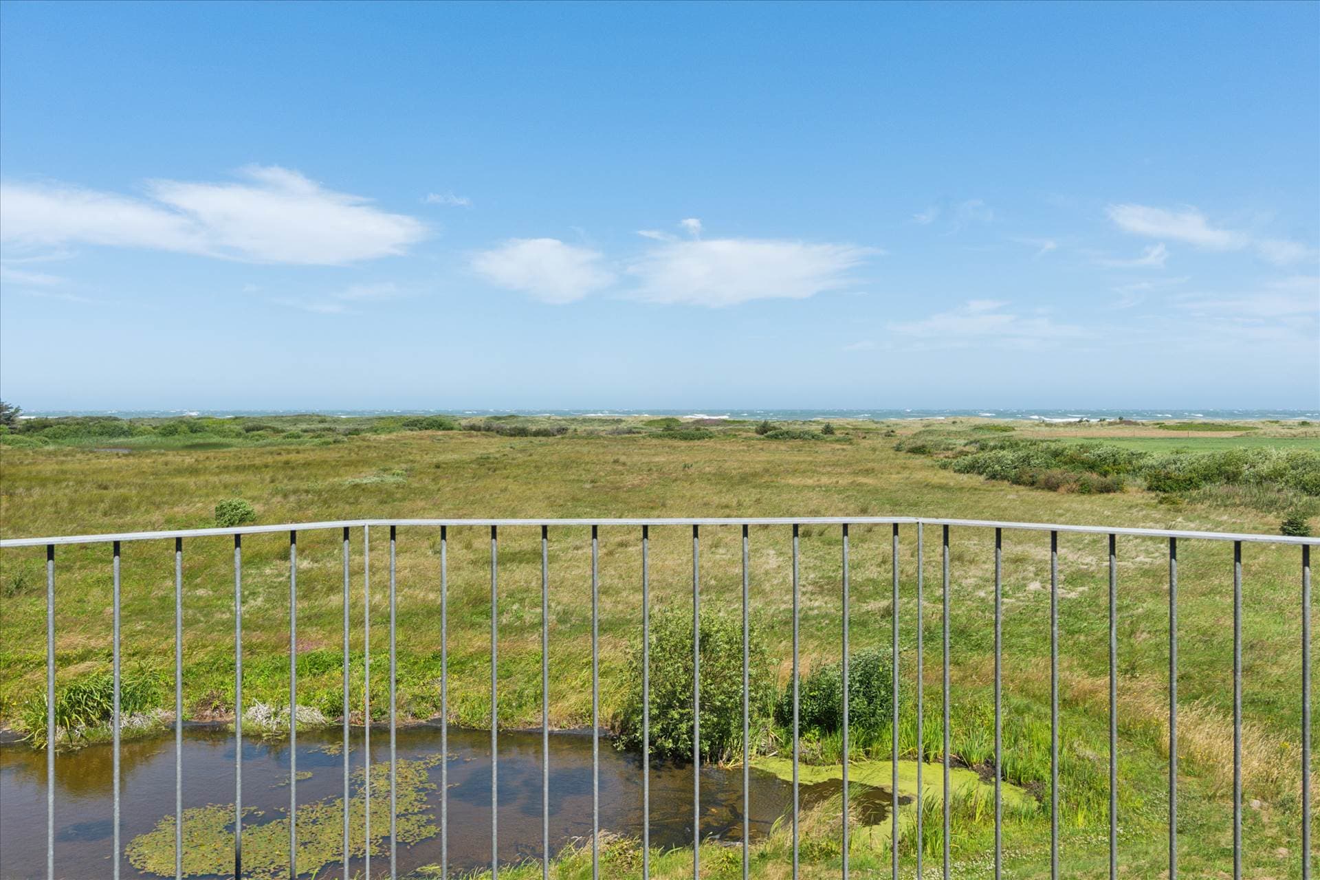 Vestkysthus ved Thorup Strand med egen sø og havudsigt — billede 3